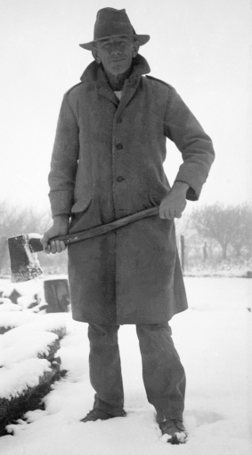 1940 Bob at woodpile BB157.jpg